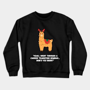 The Christmas Llama Crewneck Sweatshirt